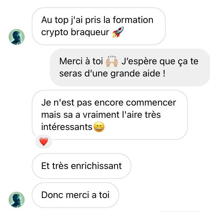Retour pack Crypto Braqueur