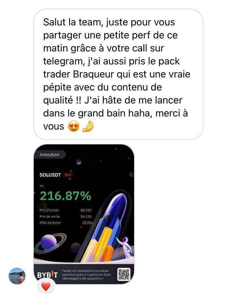 Retour pack Trader Braqueur